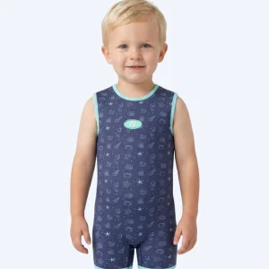 Watery wetsuit for kids - Baia Wrap - Atlantic Turquoise