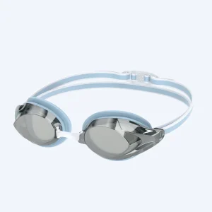 Speedo Elite swimming goggles for women - Vanquisher 3.0 Mirrored - Light blue/silver