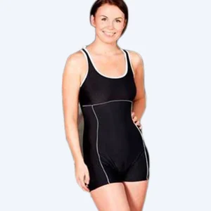 Mirou swimsuit with skirt for women - 244S - Black/white