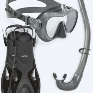 Watery snorkel set for kids - Fisher/Cliff - Grey