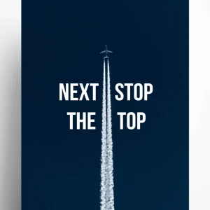 Next stop, the top